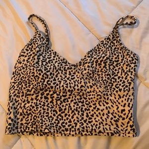 Animal print top